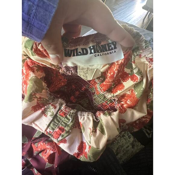 Wild Honey California Vintage Prairie Style Floral Maxi Dress Size 9 - Picture 6 of 6